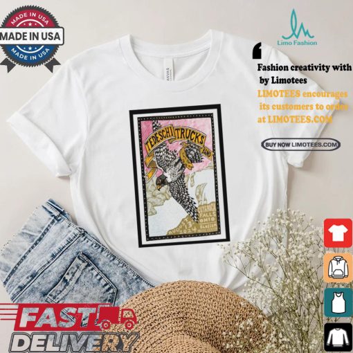 Tedeschi trucks band on aug 13 2024 at blossom music center show poster shirt