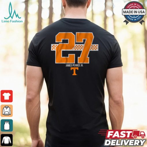 Tennessee Football James Pearce Jr. 27 Stripe Shirt