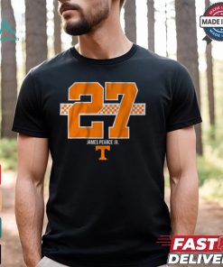 Tennessee Football James Pearce Jr. 27 Stripe Shirt