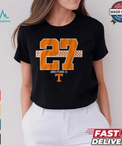 Tennessee Football James Pearce Jr. 27 Stripe Shirt