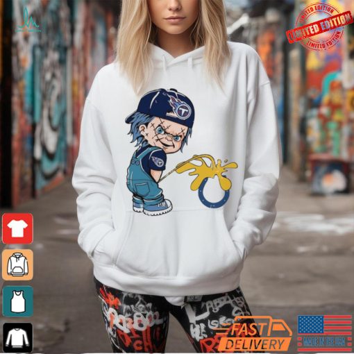 Tennessee Titans Chucky pissing on Indianapolis Colts Shirt