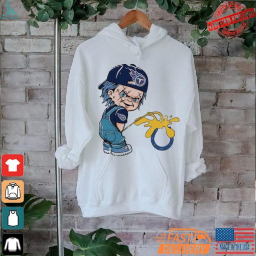 Tennessee Titans Chucky pissing on Indianapolis Colts Shirt