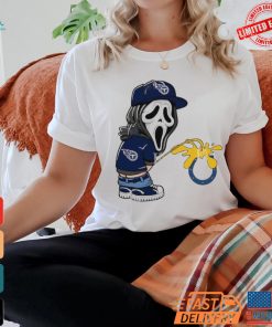 Tennessee Titans Ghostface pissing on Indianapolis Colts Shirt