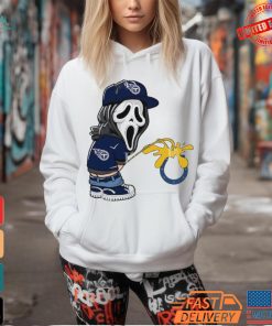 Tennessee Titans Ghostface pissing on Indianapolis Colts Shirt