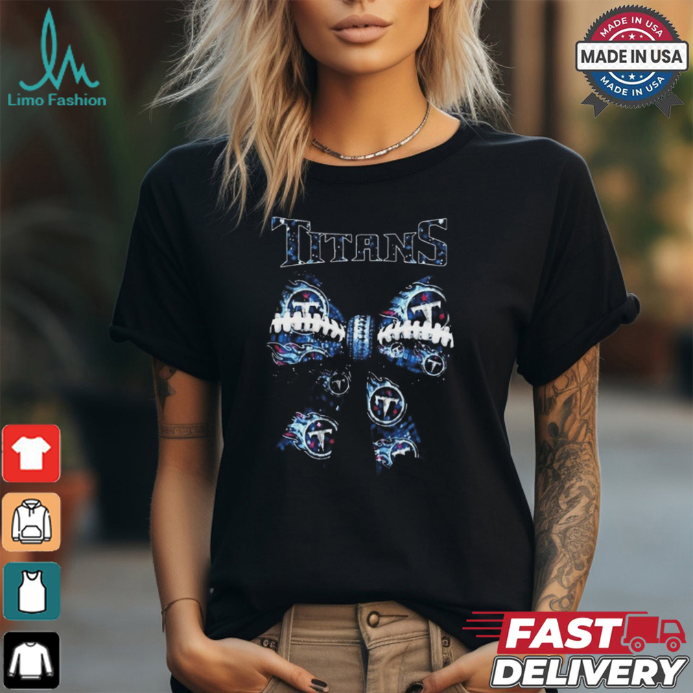 Tennessee Titans Sport Girls With Bow Supporting Team Shirt Tennessee Titans Sport Girls With Bow Supporting Team Shirt