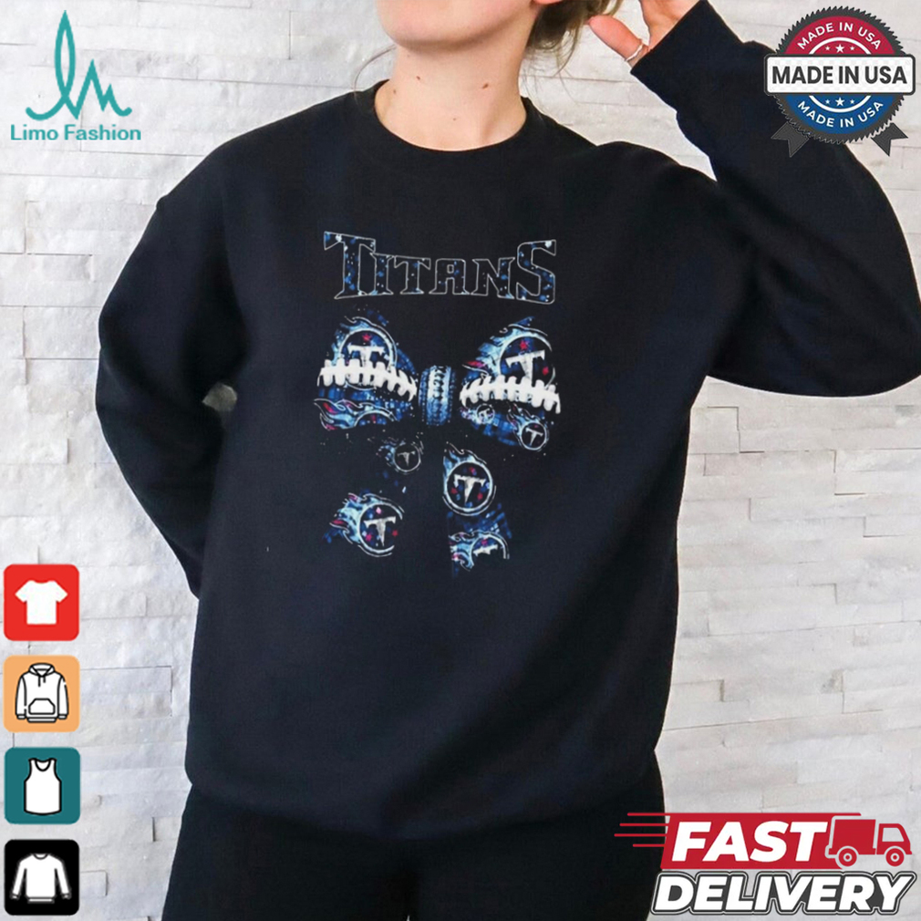 Tennessee Titans Sport Girls With Bow Supporting Team Shirt Tennessee Titans Sport Girls With Bow Supporting Team Shirt