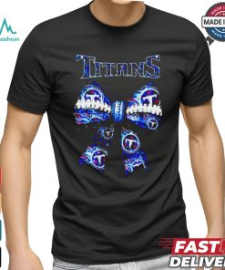 Tennessee Titans Sport Girls With Bow Supporting Team T Shirt