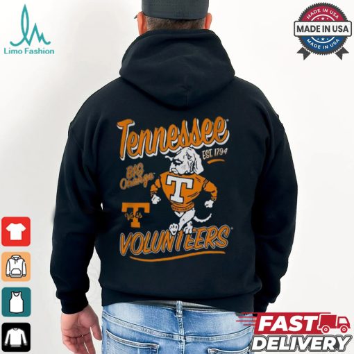 Tennessee Volunteers Black Retro T Shirt