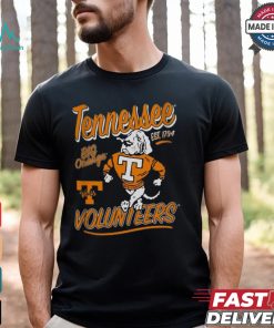 Tennessee Volunteers Black Retro T Shirt