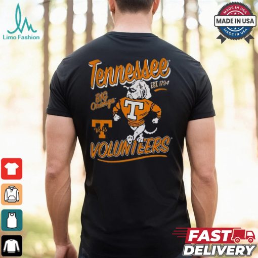 Tennessee Volunteers Black Retro T Shirt