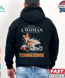 Tennessee Volunteers x Minnie Mouse Never Underestimate A Woman Who Understands Football And Loves Shirt