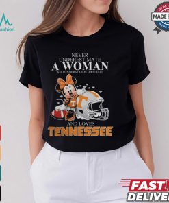 Tennessee Volunteers x Minnie Mouse Never Underestimate A Woman Who Understands Football And Loves Shirt