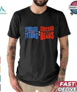 Tennessee titans at the chicago bears nfl kickoff 2024 shirt
