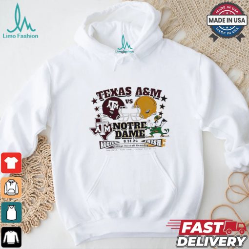Texas A&M vs. Notre Dame Gameday Shirts