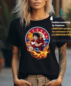 Texas Rangers Baseball Luffy One Piece T Shirt