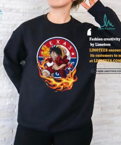 Texas Rangers Baseball Luffy One Piece T Shirt