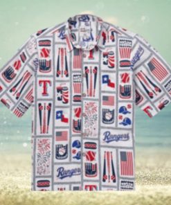 Texas Rangers Hawaiian Shirt – Baseball Patriot Edition