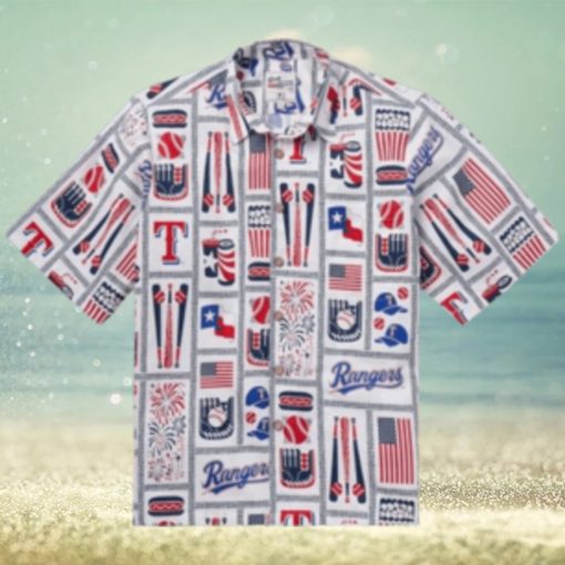 Texas Rangers Hawaiian Shirt – Baseball Patriot Edition