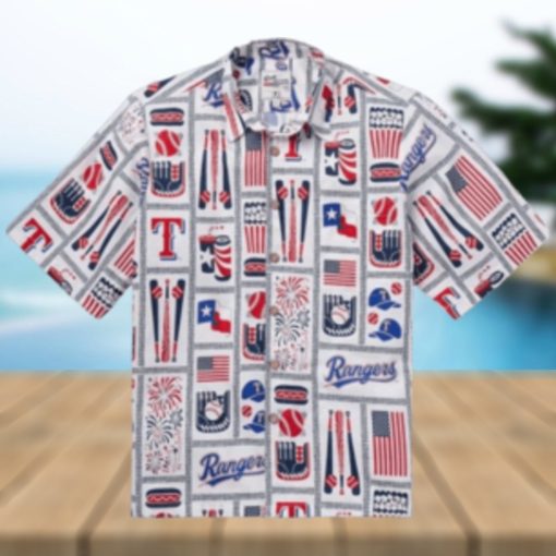 Texas Rangers Hawaiian Shirt – Baseball Patriot Edition