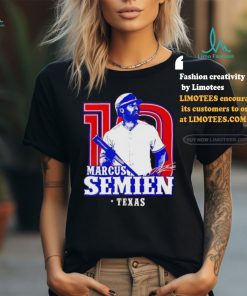Texas Rangers Marcus Semien 10 Baseball Signature Shirt