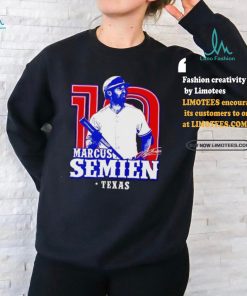 Texas Rangers Marcus Semien 10 Baseball Signature Shirt