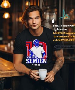 Texas Rangers Marcus Semien 10 Baseball Signature Shirt