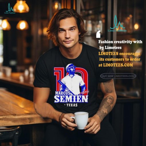 Texas Rangers Marcus Semien 10 Baseball Signature Shirt