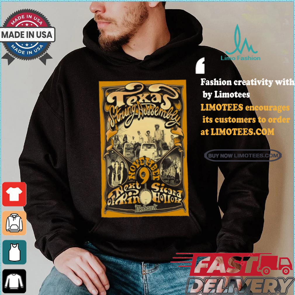 Texas String Assembly November 9 2024 Austin Texas at Mohawk Poster shirt Texas String Assembly November 9 2024 Austin Texas at Mohawk Poster shirt