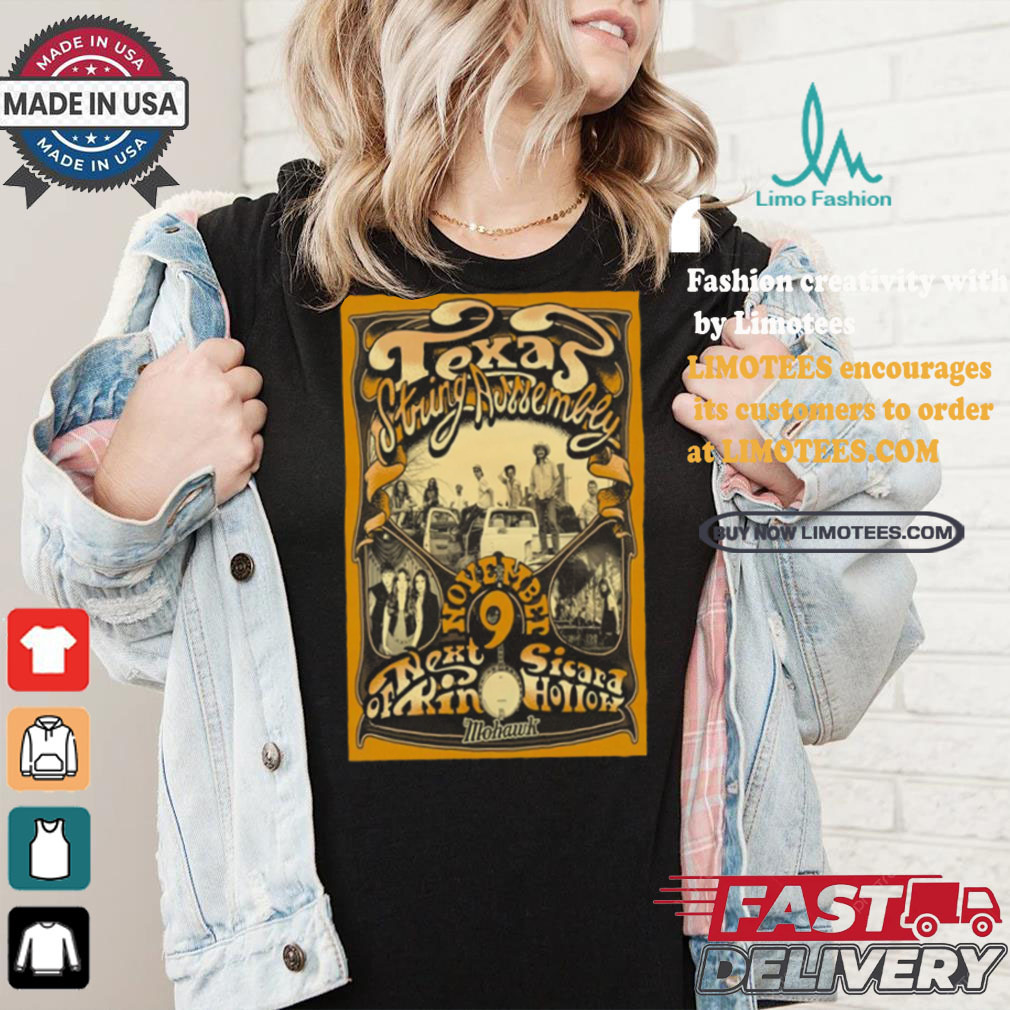 Texas String Assembly November 9 2024 Austin Texas at Mohawk Poster shirt Texas String Assembly November 9 2024 Austin Texas at Mohawk Poster shirt