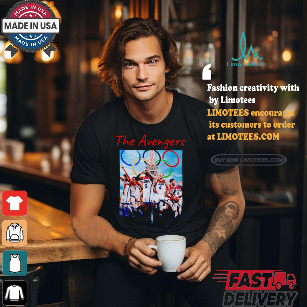 The 2024 Olympic Avengers Basketball Team shirt The 2024 Olympic Avengers Basketball Team shirt