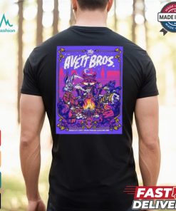 The Avett Brothers Band Poster For Show In Cleveland OH At Jacobs Pavilion On August 23 2024 Unisex T Shirt