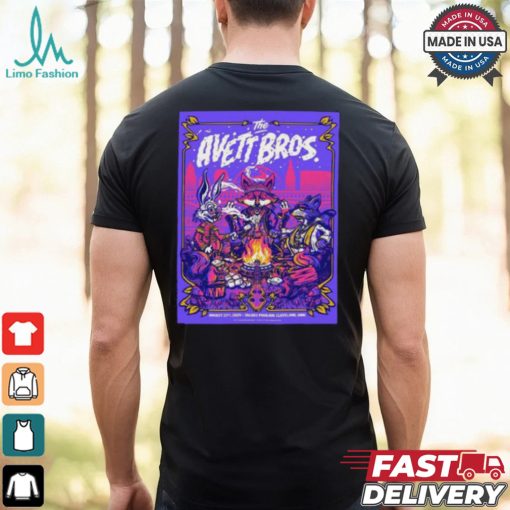 The Avett Brothers Band Poster For Show In Cleveland OH At Jacobs Pavilion On August 23 2024 Unisex T Shirt