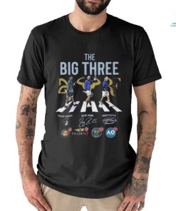 The Big Three Novak Djokovic – Rafael Nadal – Roger Federer Signature Unisex T Shirt