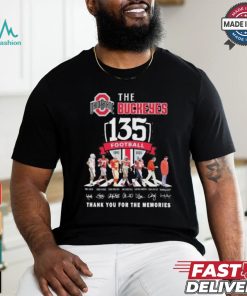The Buckeyes Abbey Road 135 Years 1890 2024 Thank You For The Memories Signatures Shirt