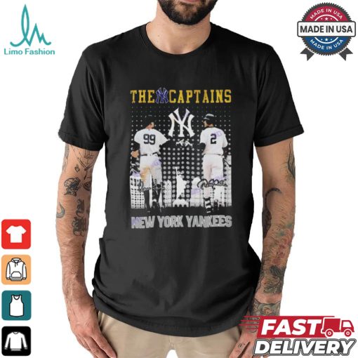 The Captains New York Yankees Aaron Judge Signatures Shirt