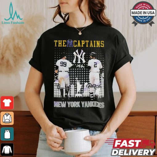 The Captains New York Yankees Aaron Judge Signatures Shirt