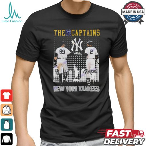 The Captains New York Yankees Aaron Judge Signatures Shirt