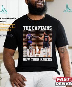 The Captains Willis Reed And Jalen Brunson New York Sports Teams Signatures Shirt