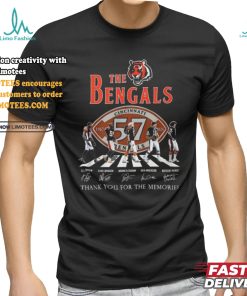 The Cincinnati Bengals NFL Thank You For The Memories T Shirt