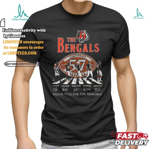 The Cincinnati Bengals NFL Thank You For The Memories T Shirt