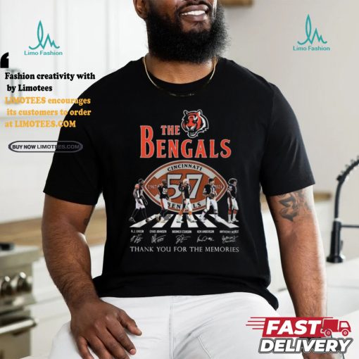 The Cincinnati Bengals NFL Thank You For The Memories T Shirt