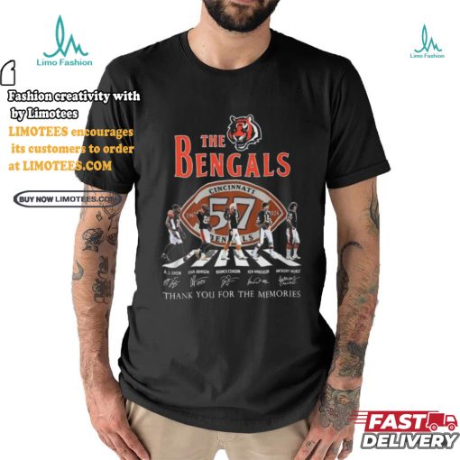 The Cincinnati Bengals NFL Thank You For The Memories T Shirt