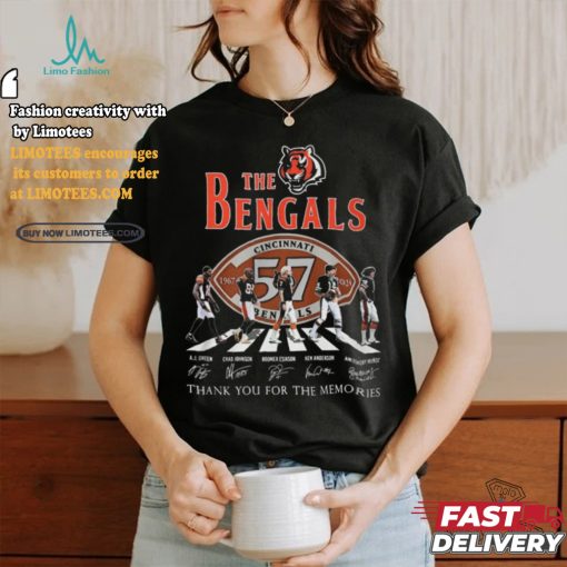 The Cincinnati Bengals NFL Thank You For The Memories T Shirt