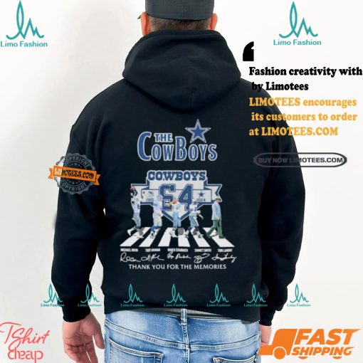 The Cowboys Abbey Road 64th Anniversary 1960 2024 Thank You For The Memories Signatures Shirt