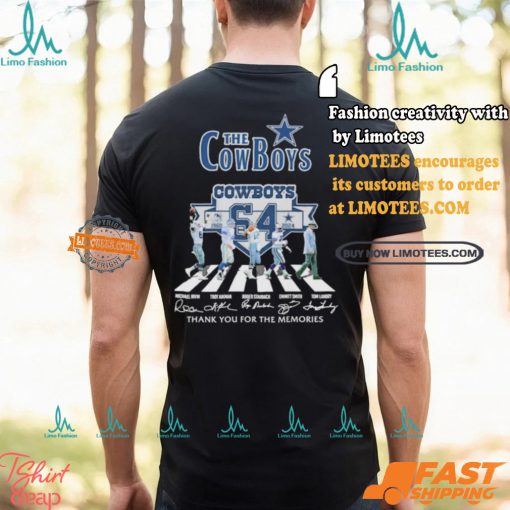 The Cowboys Abbey Road 64th Anniversary 1960 2024 Thank You For The Memories Signatures Shirt