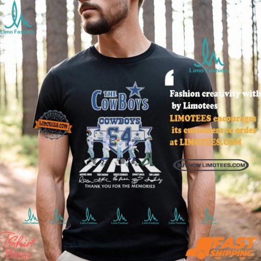 The Cowboys Abbey Road 64th Anniversary 1960 2024 Thank You For The Memories Signatures Shirt