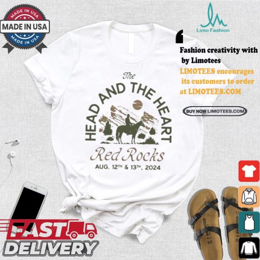 The Head And The Heart Red Rocks 2024 Event Shirt
