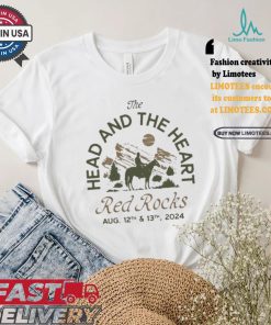 The Head And The Heart Red Rocks 2024 Event Shirt