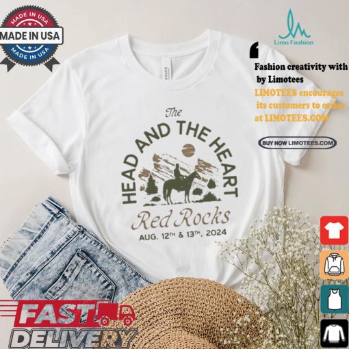The Head And The Heart Red Rocks 2024 Event Shirt