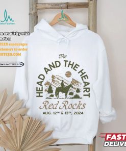 The Head And The Heart Red Rocks 2024 Event T Shirt